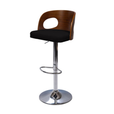 Tabouret Bar Pu Noir Emilie