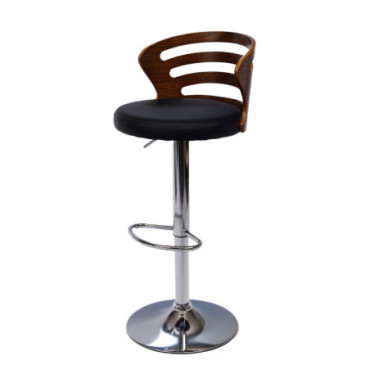 Tabouret Bar Pu Noir Emilio