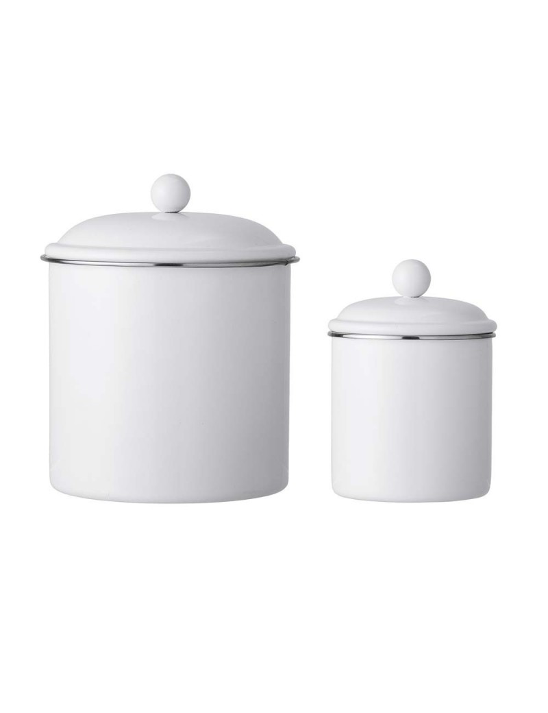 La Porcelaine Bianca - Pot Deco Noci in Gift Box - Conservation, bocaux et  récipients - Bocaux Cuisine - Porcelaine - 500 CC; 9,5 x 9,5 x 11,5 cm