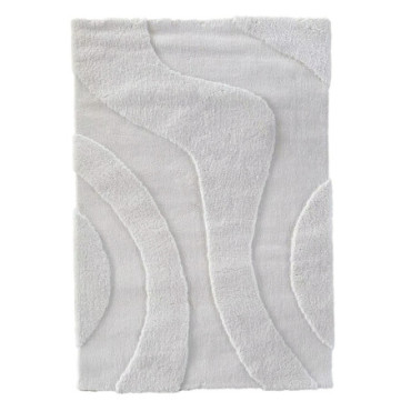 Tapis Ondulation blanc 170X240cm