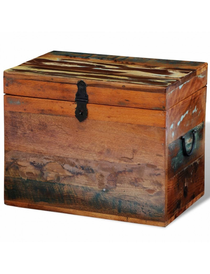 Boîte de rangement en bois massif pour peinture à l'huile