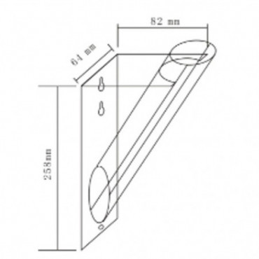 Fleurs Tube Acryl Petite Taille